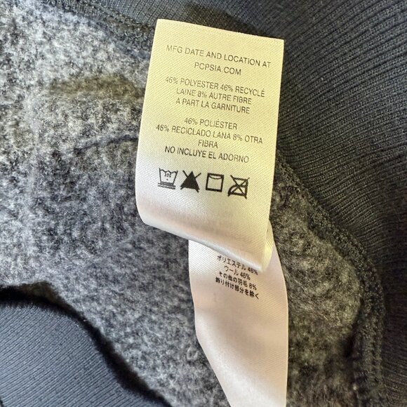 Patagonia Womens Woolyester™ Fleece Pullover Gray Size M Style 26950, EUC - Picture 10 of 11